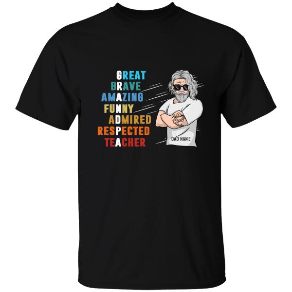 Grandpa Legend Personalized T-shirt - Best Gitf For Father, Grandpa