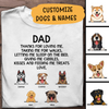 Thanks For Loving Me Taking Me For Walks Personalized Gift For Father Dad Bonus Dad
