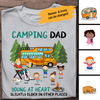 Camping Dad At Young Heart Personalized T-Shirt, Mug, Best Gift For Family