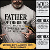 Father Of The Bride Personalized T-shirt