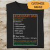 The Legendary Dad And The Legacy T-shirt, Family Custom Shirt, Gift For Father