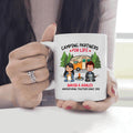Camping Partner For Life Chibi Couple Personalized Mug, Best Gift For Couples