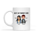 Best Cat Parent Ever Personalized Mug, Gift For Cat Lovers