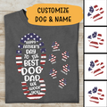 To The Best Dog Dad We Woof You Special Version Amazing Personalized T-shirt For Dad Father Bonus Dad