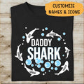 Daddy Shark Baby Personalized T-shirt Special Version For Dad Father Family T-shirt