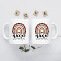 Rainbow Nana Personalized Mug Special Gift For Grandma Nana Mother