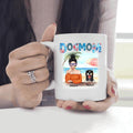 Dog Mom On The Beach Personalized Mug For Dog Lover Mother