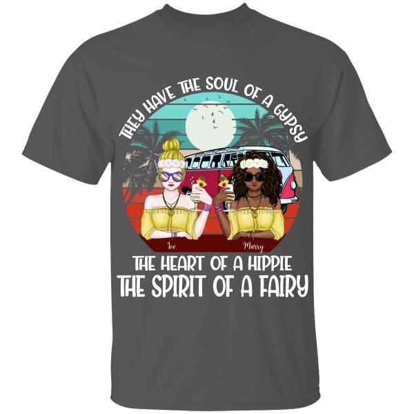 They Have The Soul Of A Gypsy, The Heart Of A Hippie The Spirit Of A Fairy Personalized T-shirt, Mug, Special Gifts For Hippie Lovers