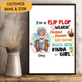 I Am A Flip Flop Personalzied T-shirt For Girl Amazing Gift For Friends