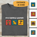 Simple Woman Personalized T-shirt For Dog Lovers Special Gift For You Friends Black Mug