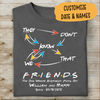 They Don't Know That We Friends, The One Where Everybody Finds Out  Personalized T-shirt And Mug,  Best Gift For Friends