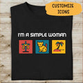 Simple Woman Personalized T-shirt For Dog Lovers Special Gift For You Friends Black Mug