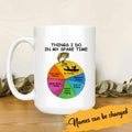 Things I Do In My Spare Time Go Fishing Personalized T-Shirt, Mug, Best Gifts For Friends And Fishing Lovers