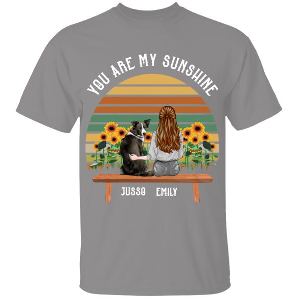 You Are My Sunshine Personalized T-shirt For Dog Lovers Special Gift For Mom