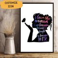 I Love The Woman I've Become Personalized T-shirt For Girl Friend Mom Amazing Gift