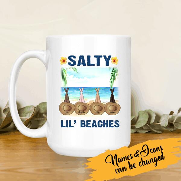 Salty Lil Beach Personalized For Girlfriends Group Friends Special Shirt