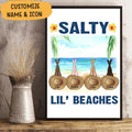 Salty Lil Beach Personalized For Girlfriends Group Friends Special Shirt