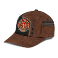Custom Name And Cutsomize Logo Firefighter Classic Cap