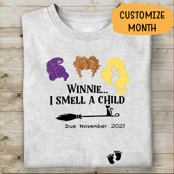 Winnie I Smell A Child Halloween Personalized T-shirt Special Gift For Friend