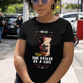 Never Underestimate The Power Of A Girl With A Book Perosnalized T-shirt, Best Gift For Black Woman