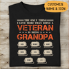 The Only Thing I Love More Than Being A Veteran Personalized T-shirt For Dad Grandpa
