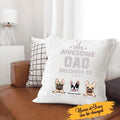 This Awesome Dad Belong To Personalized T-shirt For Dog Lovers Friend Amazing Gift