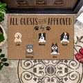 All Guests Must Be Approved By Personalized Doormat Special Gift Home Decor