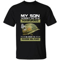 My Son Didn't Go To Harvard, He Went To Paris Island Personalized T-shirt, Best Gift For Military