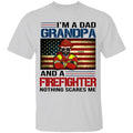 I'm A Dad, Grandpa And A Firefighter Personalized T-shirt For Dad Papa Grandpa