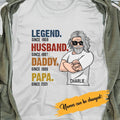 The Legend Grandpa Old Man Personalized T-Shirt
