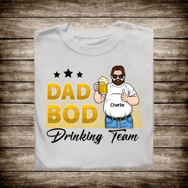 Dad Bod Drinking Team Personalized T-Shirt