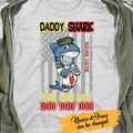 Daddy Shark Doo Doo Doo Personalized T-Shirt Father's Day