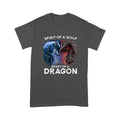 Spirit Of A Wolf, Heart Of A Dragon Standard T-shirt HG