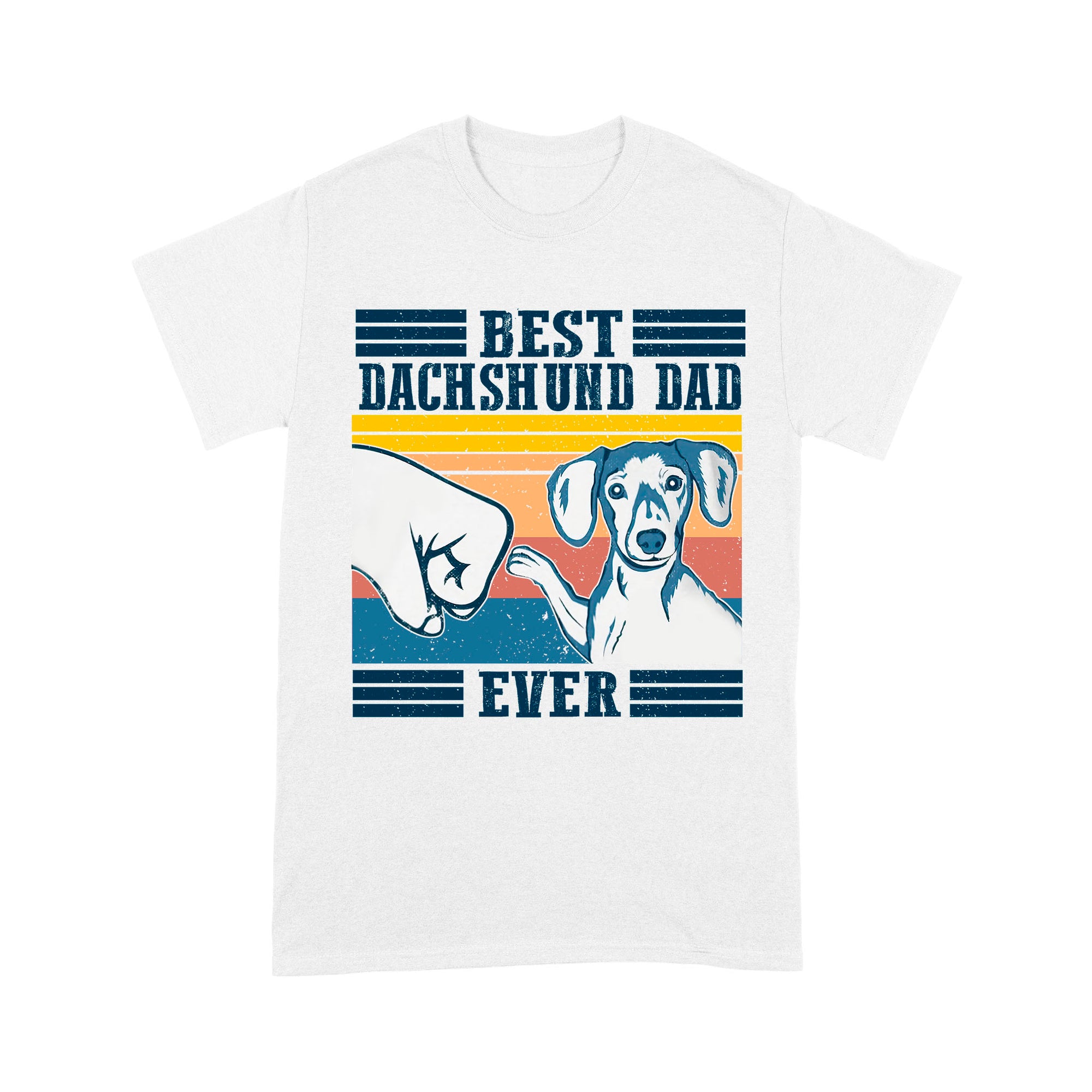 Best Dachshund Dad T shirt DL