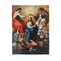 Premium Christian Jesus Maria blanket - Best gift for Christian - sherpa blanket TT