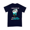 Beer With Big Foot Funny Quotes T-shirt DL