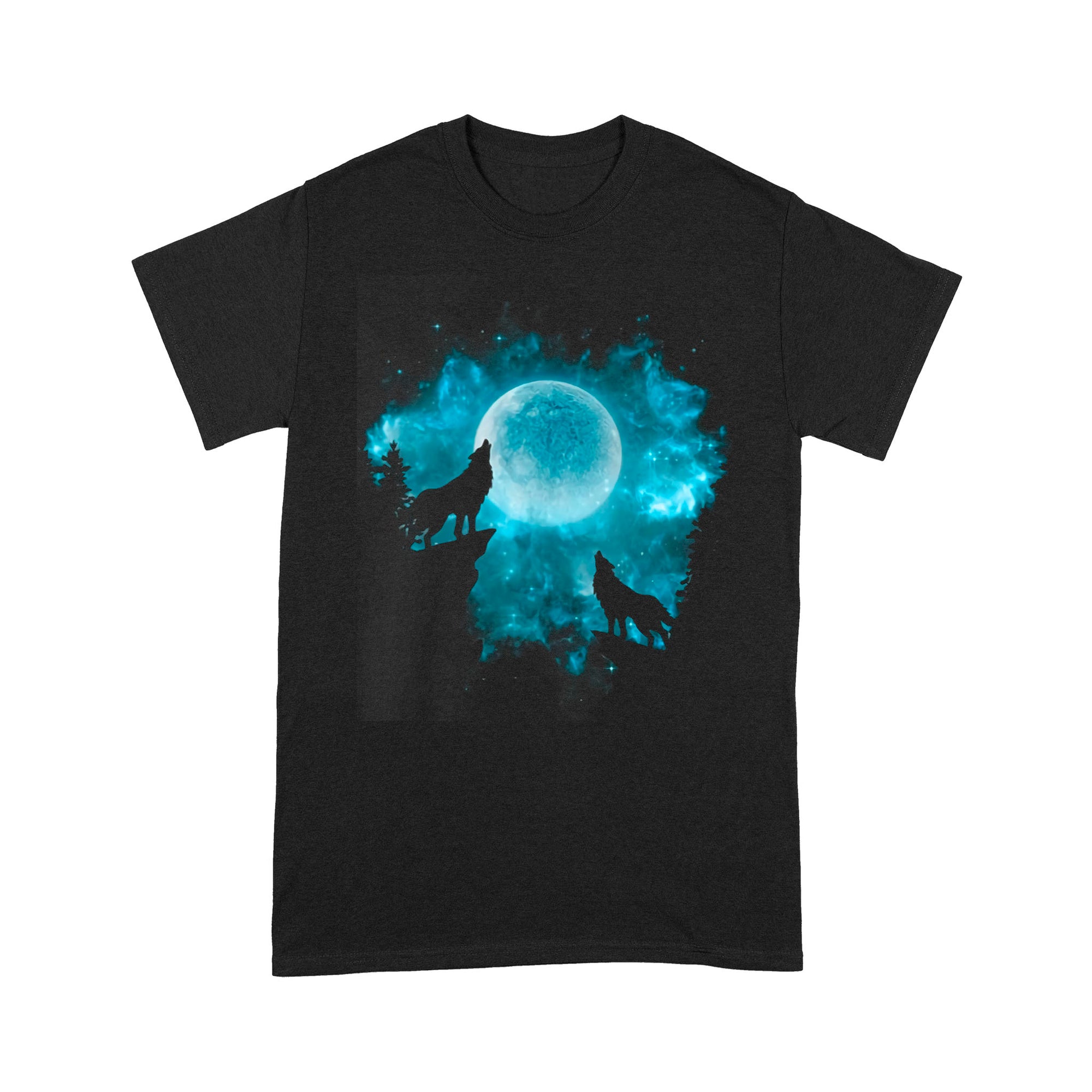 Wolf And Moon Deluxe T-shirt ML