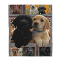 Custom Blanket Labrador - Best gift for Dog Lover - Sherpa Blanket DL
