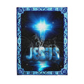 Blue Jesus Cross  Sharpa Blanket TA