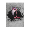 Custom Blanket Flamingo From The Broken Wall Sherpa Blanket MEI