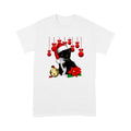 Black Cat Christmas T-shirt - Best Christmas Gift T-shirt DL