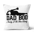 Canvas Throw Pillow Best Gift Dad Bod Chunky Is The New Hunky