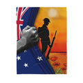 Australia Veteran Lest we forget - Gift for your heroes - Sherpa Blanket HC