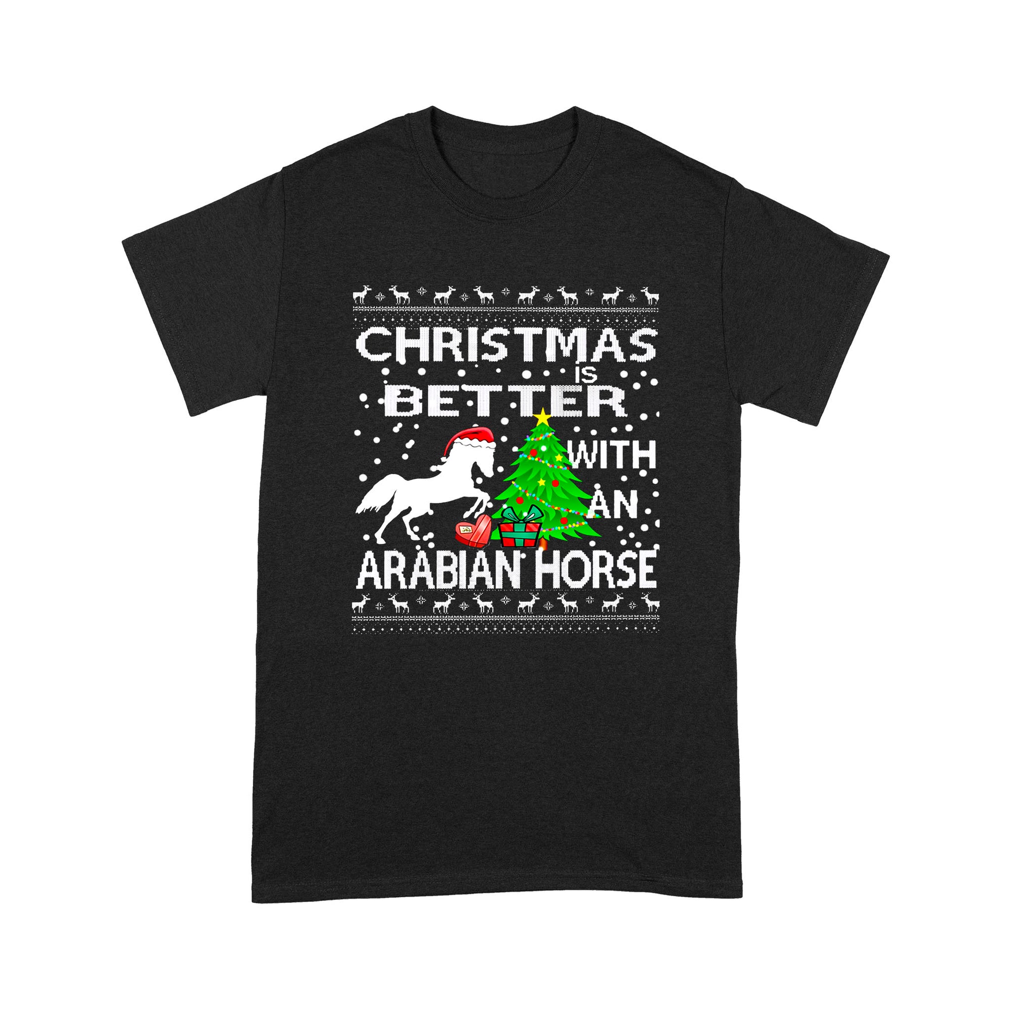 Horse Mery Christmas Standard T-shirt CB