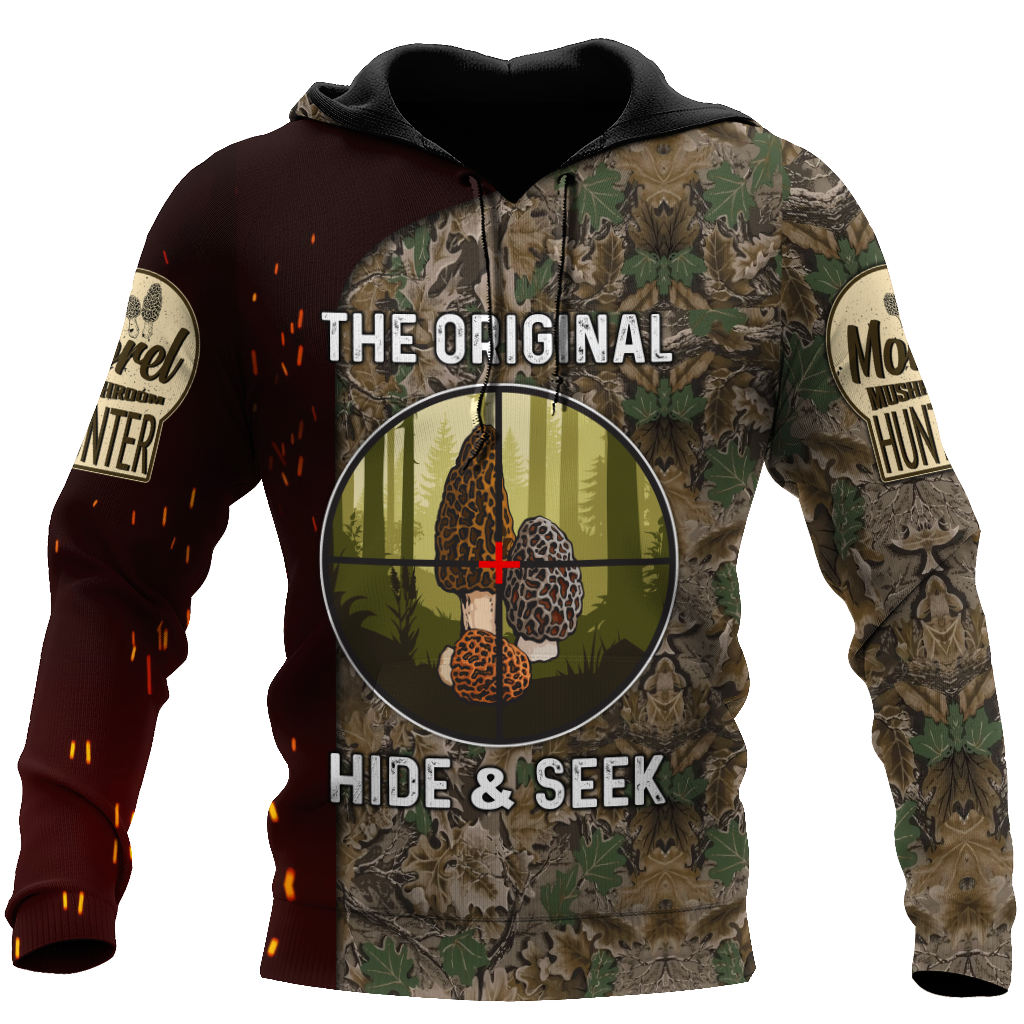 Mushroom hunter The original hide and seek 3d print shirts