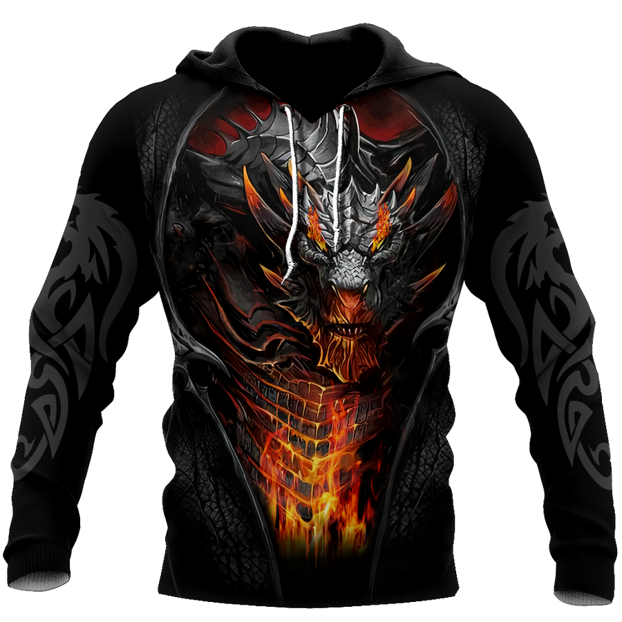 Premium Dragon 3D All Over Printed Unisex Shirts Fire Dragon