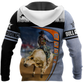 Personalized Name Bull Riding 3D All Over Printed Unisex Shirts Desert