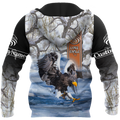 Customize Name Eagle 3D All Over Printed Shirts For Men and Women