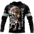 Horse 3D All Over Printed Shirts For Men and Women