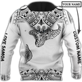 Amazing Polynesian Personalized Samoa Map Tattoo Unisex Deluxe Hoodie ML